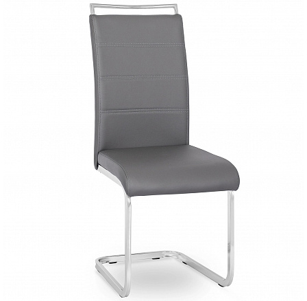 Stolička LOCA Sivá Ekokoža