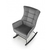 Hojdacie kreslo BAZALTO, Sivá