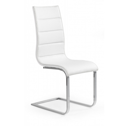 Jedálenská stolička K104, biela