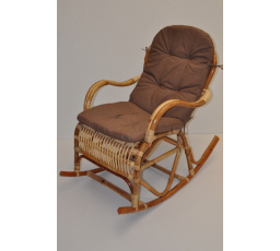 Vankúš na kreslo klasické hnedé zvýraznenia