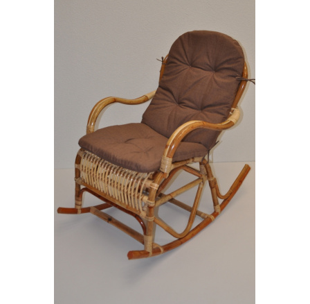 Vankúš na kreslo klasické hnedé zvýraznenia