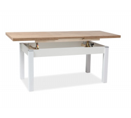 Konferenčný stôl KLEOPATRA, LANCELOT / WHITE SHADE 124(164)x64x59(71)