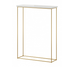Konzola Sili Zlatý+Biely Lesk