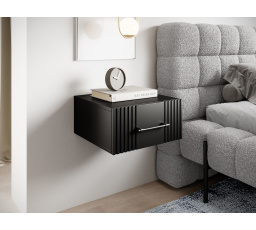 Nočný stolík Raftt 40, Čierny