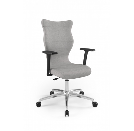 Kancelárske otočné kreslo PERTO , leštený hliník Deco 18 veľkosť 7