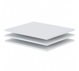 Prídavné police pre skrine BERNO 120 Biela