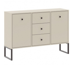 Komoda LINEA 2D3S, Kašmír/Čierna