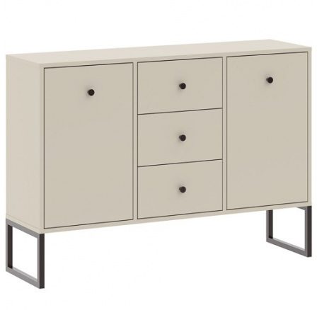 Komoda LINEA 2D3S, Kašmír/Čierna