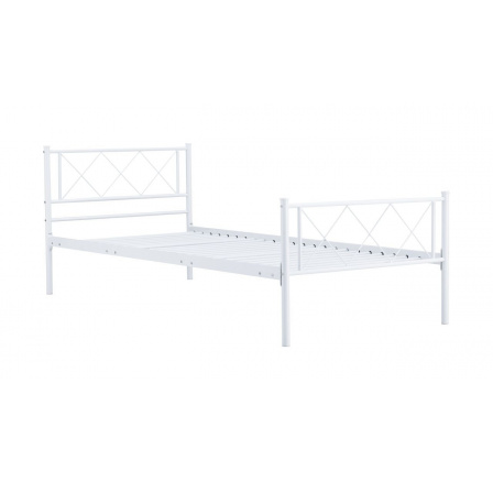 Kovová posteľ 90x200 biela MBD9216 Kovová posteľ 90x200 biela MBD9216