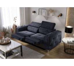 Sedačka ORION II, relax 190 cm - modrá