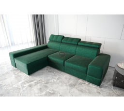 Rohová sedacia súprava ROYAL 295×185 - voliteľný odtieň, ľavá