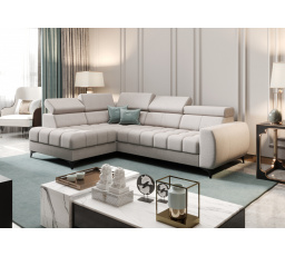 Rohová sedacia súprava PORTO MINI 170X255 cm - sivá, ľavá