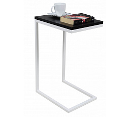 Odkladací stolík Loft – v rôznych farbách - Čierny MiniPearl, Biely Mat