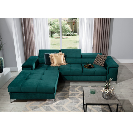 Rohová sedacia súprava RICARDO, Monolit 37, ľavá