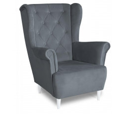 Relaxačné kreslo ušiak Selene K sivá