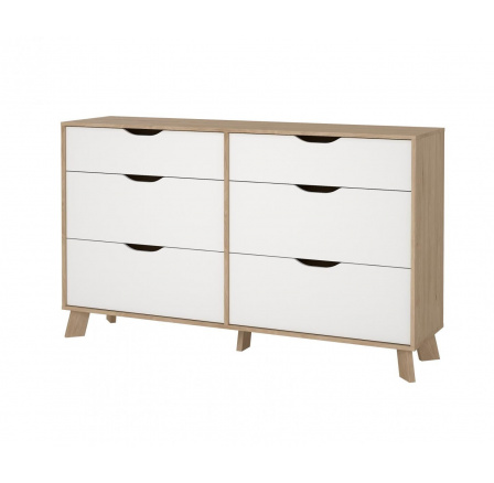 Komoda Iker 711, jackson hickory/biela