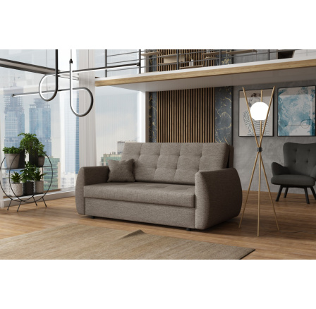 Pohovka Vivian Art III hnedosivá