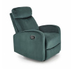 Polohovacie kreslo WONDER, Tmavozelená