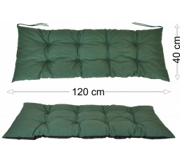 Podsedák 120x40 tmavo zelený melír