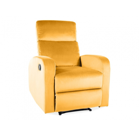 Polohovateľné kreslo MARS, Curry Bluvel 68