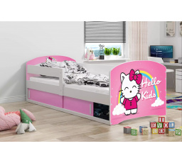 POKLOP 1 PRÍZEMIE RÁM BIELY HELLO KIDS NÁLEPKA 80 X 160 KPL