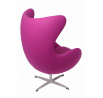 Kreslo Vajce amarantový kašmír 39 Premium