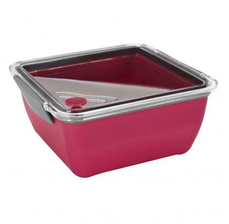 Lunch box rozdelený s vidličkou 2,6l ružový Lunch box rozdelený s vidličkou 2,6l ružový