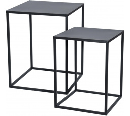Sada 2 stolíkov Tarus čierne