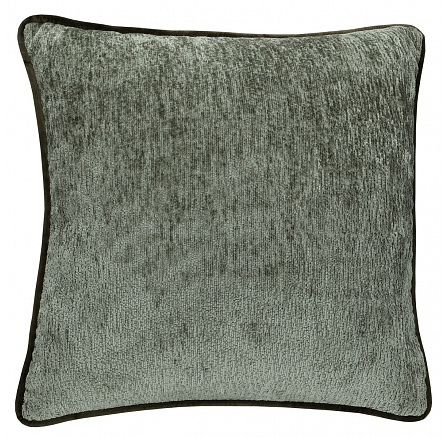 Polštář s výplní - zelený s lemováním, 100% polyester, 50 x 50 cm Polštář s výplní - zelený s lemováním, 100% polyester, 50 x 50 cm