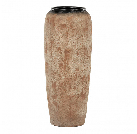 Váza keramická - výška 90 cm, béžovo-šedá Váza keramická - výška 90 cm, béžovo-šedá
