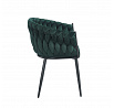 Stolička velvet - Riviera 38 zelená K7-FX (B)