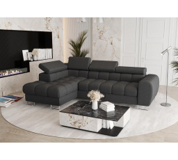Rohová sedacia súprava ASPEN MINI 260x170 cm - sivá, ľavá
