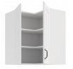 Horná rohová skrinka STILO - 60x60 GN-72 2F (90­°), Biela/Biela