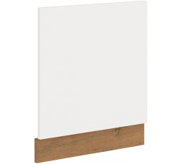 Dvierka na umývačku s panelom VIGO - ZM 570 x 596, Dub Lancelot / Biely lesk