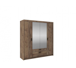 Šatní skriňa Enja 4D2S, dub lefkas