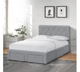 BETINA 120 posteľ so zásuvkami sivá (4ks=1ks)