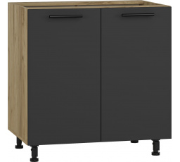 Kuchynská dolná skrinka VENTO D-80/82, antracit