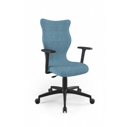 Kancelárske otočné kreslo PERTO , čierne Castel 06 veľkosť 7