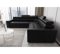 Rohová sedacia súprava s funkciou spania MARGO MAX 270x270 - Ľavá strana, voliteľný odtieň