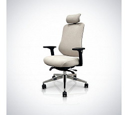 Ergonomická kancelárska stolička svetlo béžová AXIS