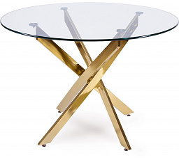 Stôl SALLO Sklenený 110 cm