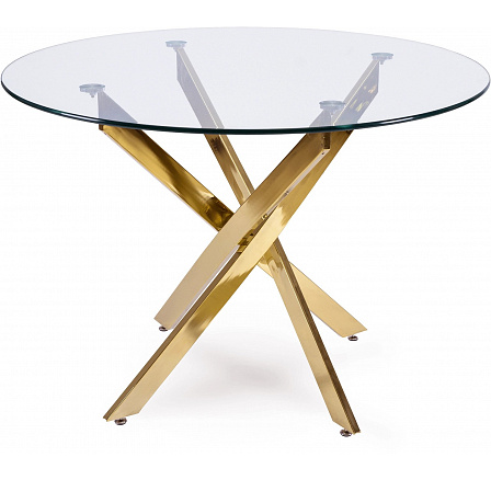 Stôl SALLO Sklenený 110 cm