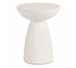 Stolík NELL 41 cm Krém/Béžový Moderný