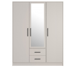 Šatní skriňa SMART SRL2 so zrkadlom, Kašmír