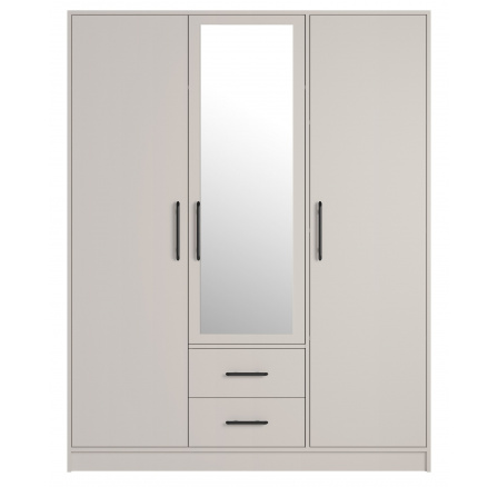 Šatní skriňa SMART SRL2 so zrkadlom, Kašmír