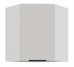 Horní rohová skříňka COMBO - 60x60 GN-72 1F (45°), Bílá/Kašmír