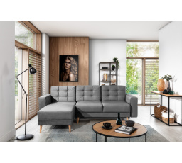 Rohová sedacia súprava univerzálna - ASGARD L, Monolit 85