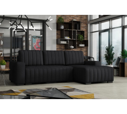 Rohová sedacia súprava Hakim P - falcone14/čierna