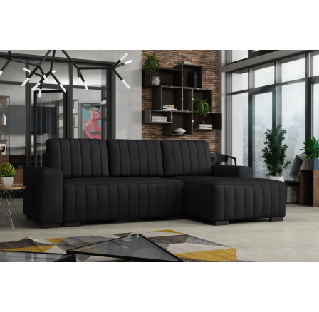 Rohová sedacia súprava Hakim P - falcone14/čierna