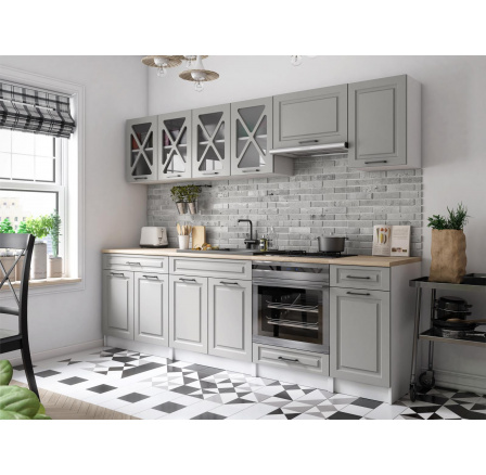 Kuchynská linka Gréta 260/260 kameň MAT Kuchynská linka Gréta 260/260 kameň MAT